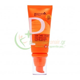 MEDISEI - Panthenol Extra Sun Care Color Face Gel-Cream SPF50 50mL Αντιηλιακά Προσώπου