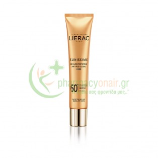 LIERAC - Sunissime BB Dore Λεπτόρευστη Κρέμα Ολικής Αντιγήρανσης Αντηλιακής Προστασίας & Τόνωσης SPF50+ 40mL Αντιηλιακά Προσώπου