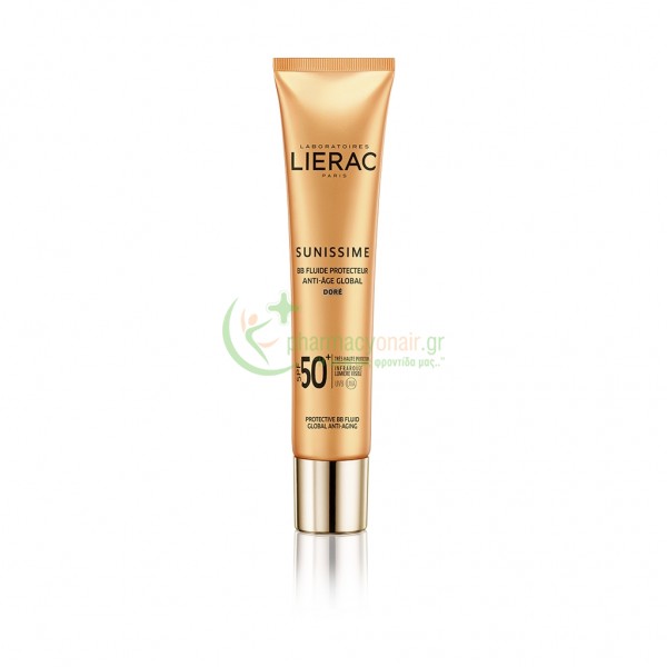 LIERAC - Sunissime BB Dore Λεπτόρευστη Κρέμα Ολικής Αντιγήρανσης Αντηλιακής Προστασίας & Τόνωσης SPF50+ 40mL Αντιηλιακά Προσώπου