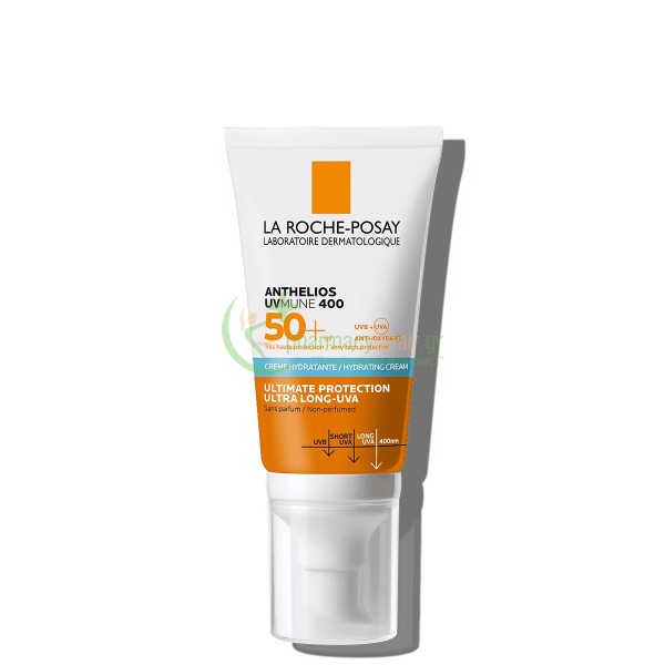 LA ROCHE POSAY - Anthelios UVMune 400 Non-Perfumed Hydrating Cream SPF50+ 50mL Αντιηλιακά Προσώπου LA ROCHE POSAY - Anthelios UVMune 400 Non-Perfumed Hydrating Cream SPF50+ 50mL Αντιηλιακά Προσώπου