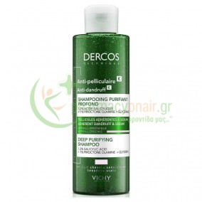 VICHY - Dercos Anti-Pelliculaire K  Σαμπουάν κατά της Πιτυρίδας 250mL