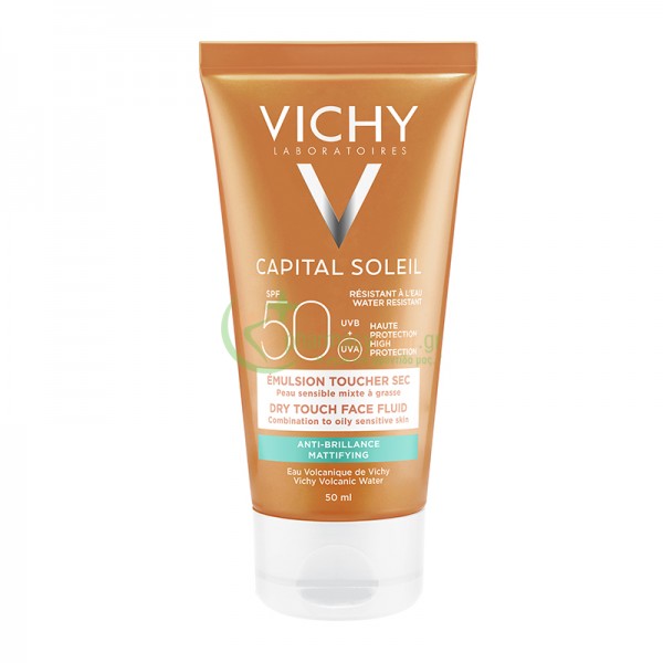 VICHY - Capital Soleil Λεπτόρευστη Αντηλιακή Κρέμα Προσώπου για Ματ Αποτέλεσμα SPF50 50mL Αντιηλιακά Προσώπου VICHY - Capital Soleil Λεπτόρευστη Αντηλιακή Κρέμα Προσώπου για Ματ Αποτέλεσμα SPF50 50mL Αντιηλιακά Προσώπου