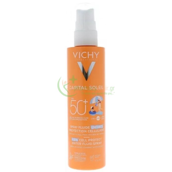 VICHY - Capital Soleil Παιδικό Αντηλιακό Spray SPF50+ 200mL Βρεφικά Αντηλιακά