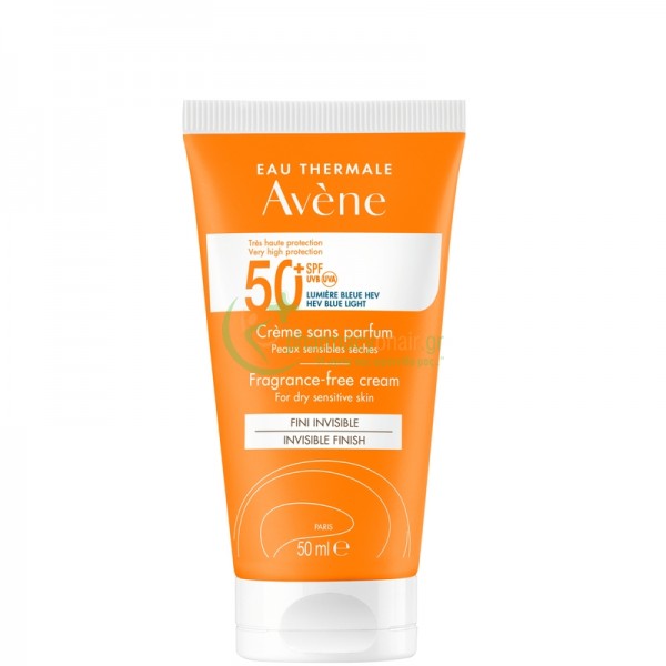 AVENE - Creme TriAsorb Χωρίς Άρωμα για Ευαίσθητο Ξηρό Δέρμα SPF50+ 50mL Αντιηλιακά Προσώπου