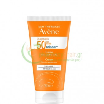 AVENE - Creme TriAsorb με Άρωμα για Ευαίσθητο Ξηρό Δέρμα SPF50+ 50mL
