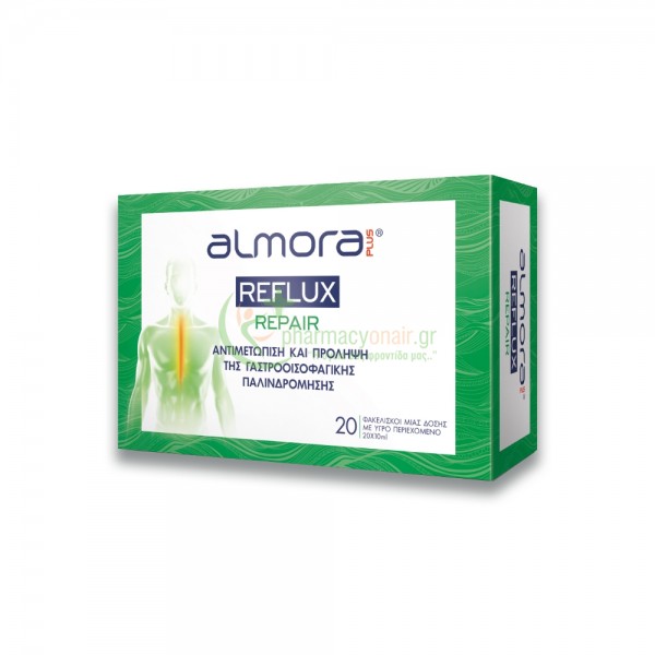 ALMORA PLUS - Reflux Repair 20 stickpacks x 10mL Μετεωρισμός (φουσκώματα)