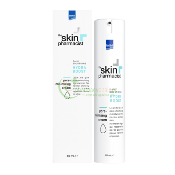 INTERMED - The Skin Pharmacist Hydra Boost Pore-Minimizing Cream 40mL Ενυδάτωση - Λάμψη