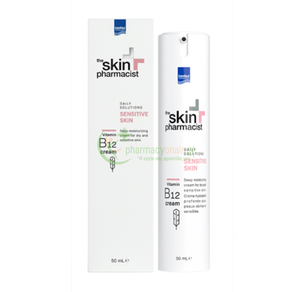 INTERMED - The Skin Pharmacist Sensitive Skin Vitamin B12 Cream 50mL Ενυδάτωση - Λάμψη