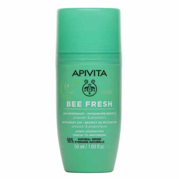 APIVITA - Bee Fresh 24ωρο Αποσμητικό με Πρόπολη & Προβιοτικά 50mL Αποσμητικά APIVITA - Bee Fresh 24ωρο Αποσμητικό με Πρόπολη & Προβιοτικά 50mL Αποσμητικά