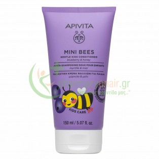 APIVITA - Mini Bees Μαλακτική Κρέμα Μαλλιών για Παιδιά με Μύρτιλο & Μέλι 150mL