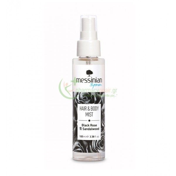 MESSINIAN SPA - Hair & Body Mist Black Rose & Sandalwood 100mL Αρώματα - Κολώνιες
