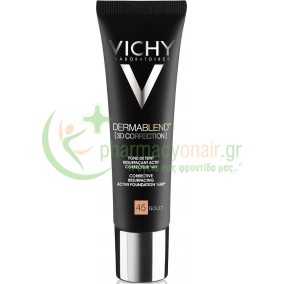 VICHY - Dermablend 3D Correction Make Up Ενεργής Διόρθωσης 16ωρών Gold 45 30mL