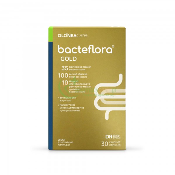 OLONEA - Bacteflora Gold veg caps 30s Προβιοτικά