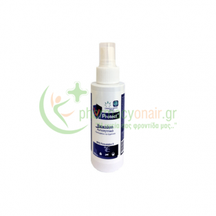 MEDHEL - V Protect Βιοκτόνο Αλκοολικό Διάλυμα Χεριών 100mL Αντισηπτικά
