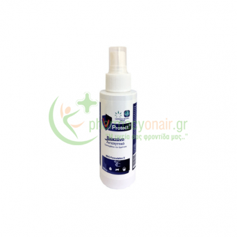 MEDHEL - V Protect Βιοκτόνο Αλκοολικό Διάλυμα Χεριών 100mL