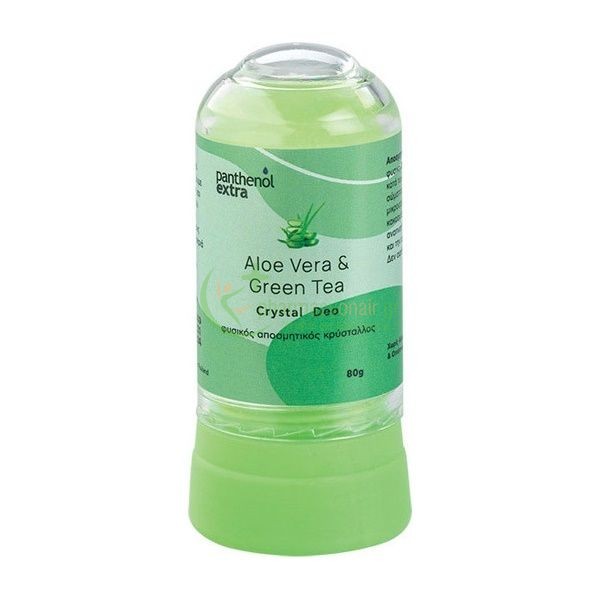 MEDISEI - Panthenol Extra Aloe Vera & Green Tea Crystal Deo 80g Αποσμητικά MEDISEI - Panthenol Extra Aloe Vera & Green Tea Crystal Deo 80g Αποσμητικά