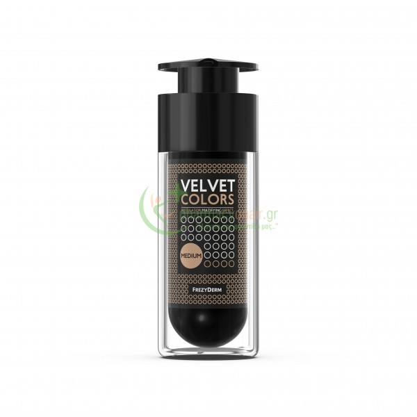FREZYDERM - Velvet Colors Medium - Ματ Μake Up 30mL Make Up