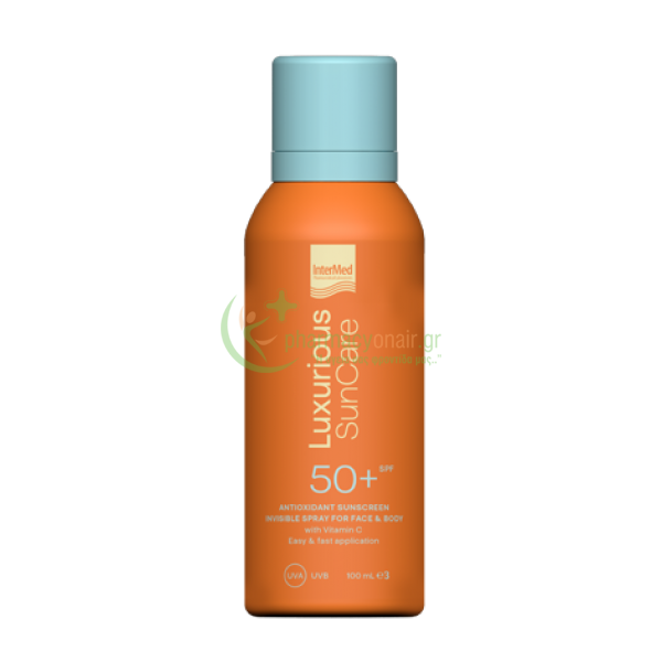 INTERMED - Luxurious Suncare Antioxidant Sunscreen Invisible Spray SPF50+ 100mL Αντιηλιακά Προσώπου