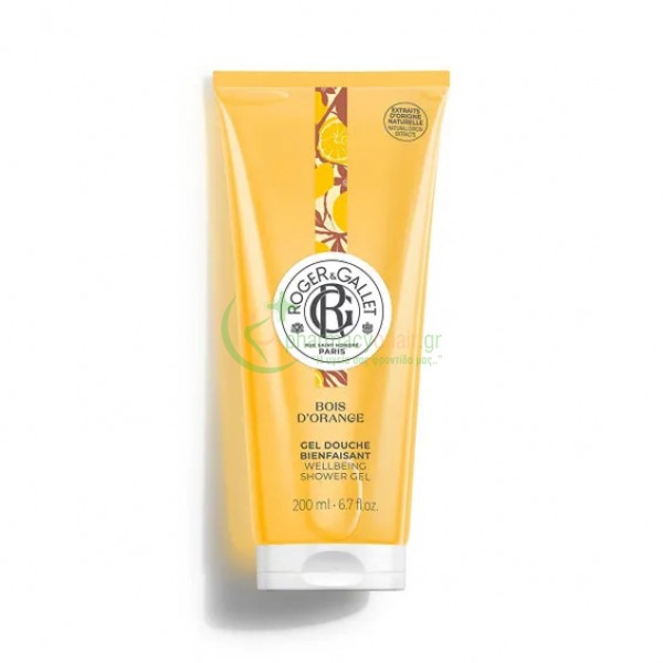 ROGER & GALLET - Gel Douche Bois D'Orange 200mL Αφρόλουτρα - Υγρά Καθαρισμού