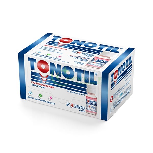 TONOTIL - με 4 Αμινοξέα 15 x10mL Ενίσχυση Άμυνας Οργανισμού