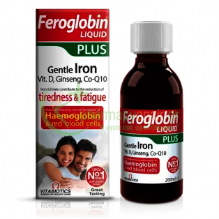 VITABIOTICS - Feroglobin Plus Liquid 200mL Βιταμίνες Β