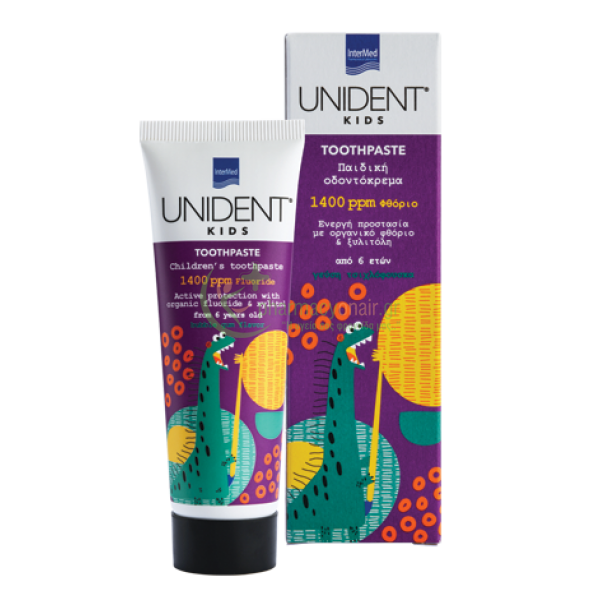 INTERMED - Unident Kids Οδοντόπαστα 1400ppm 50mL Οδοντόκρεμες INTERMED - Unident Kids Οδοντόπαστα 1400ppm 50mL Οδοντόκρεμες