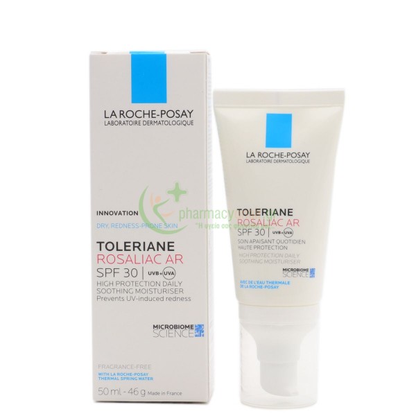 LA ROCHE POSAY - Toleriane  Rosaliac AR SPF30 50mL Ξηρές - Πολύ Ξηρές Επιδερμίδες