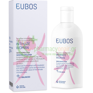 EUBOS - Intimate Woman Washing Emulsion 200mL Καθαρισμός Ευαίσθητης Περιοχής