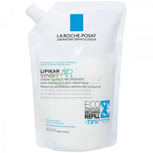 LA ROCHE POSAY - Lipikar Syndet AP+ Eco-Conscious Creme Lavante Refill 400mL Καθαρισμός προσώπου - Ντεμακιγιάζ