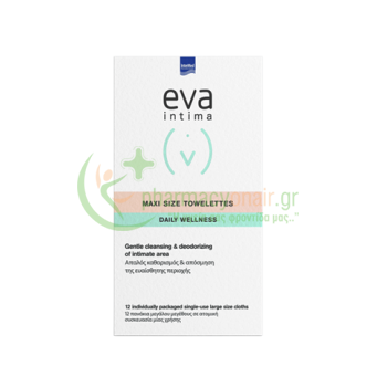 INTERMED - Eva Intima Maxi Size Towelettes Individually Packed 12τμχ