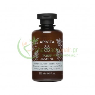 APIVITA - Pure Jasmine Αφρόλουτρο με Αιθέρια Έλαια & Γιασεμί 250mL Αφρόλουτρα - Υγρά Καθαρισμού