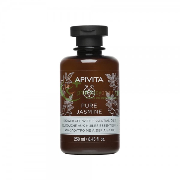 APIVITA - Pure Jasmine Αφρόλουτρο με Αιθέρια Έλαια & Γιασεμί 250mL Αφρόλουτρα - Υγρά Καθαρισμού