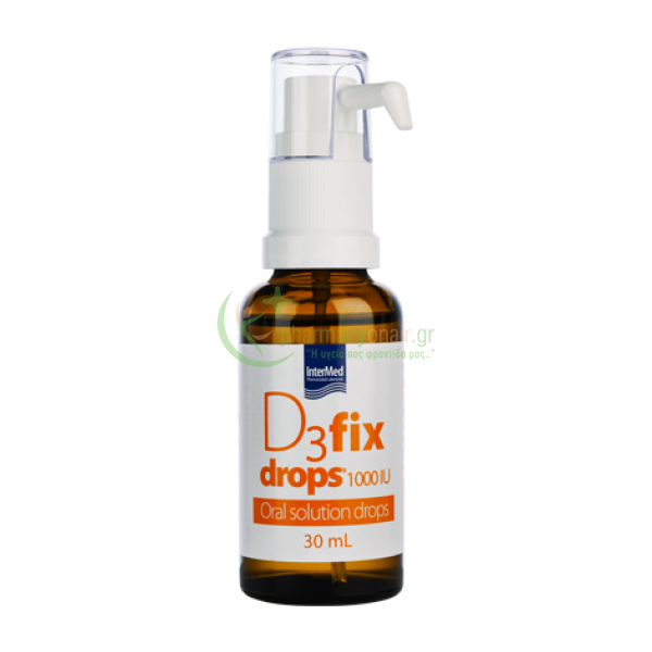 INTERMED - D3 Fix Drops 1000IU 30mL Ενίσχυση Άμυνας Οργανισμού INTERMED - D3 Fix Drops 1000IU 30mL Ενίσχυση Άμυνας Οργανισμού