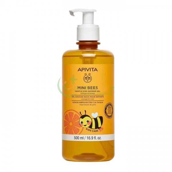 APIVITA - Mini Bees Απαλό Αφρόλουτρο για Παιδιά με Πορτοκάλι & Μέλι 500mL ΠΑΙΔΙΚΗ ΦΡΟΝΤΙΔΑ