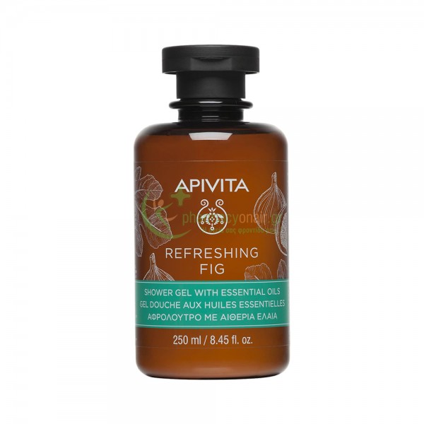 APIVITA - Refreshing Fig Αφρόλουτρο Σώματος με Αιθέρια Έλαια με Σύκο 250mL Αφρόλουτρα - Υγρά Καθαρισμού