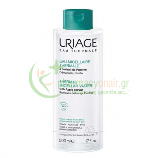 URIAGE - Thermal Micellar Water for Combination to Oily Skin 500mL Καθαρισμός προσώπου - Ντεμακιγιάζ