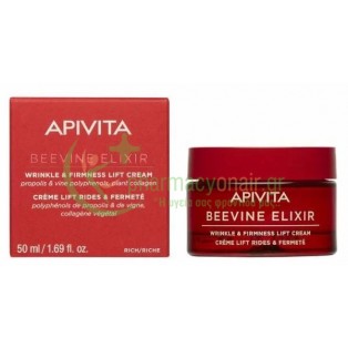 APIVITA - Beevine Elixir Αντιρυτιδική Κρέμα για Σύσφιξη & Lifting Πλούσιας Υφής 50mL Αντιγήρανση 35+