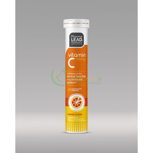 PHARMA LEAD - Vitamin C 1000mg αναβράζοντα tabs 20s Ενίσχυση Άμυνας Οργανισμού