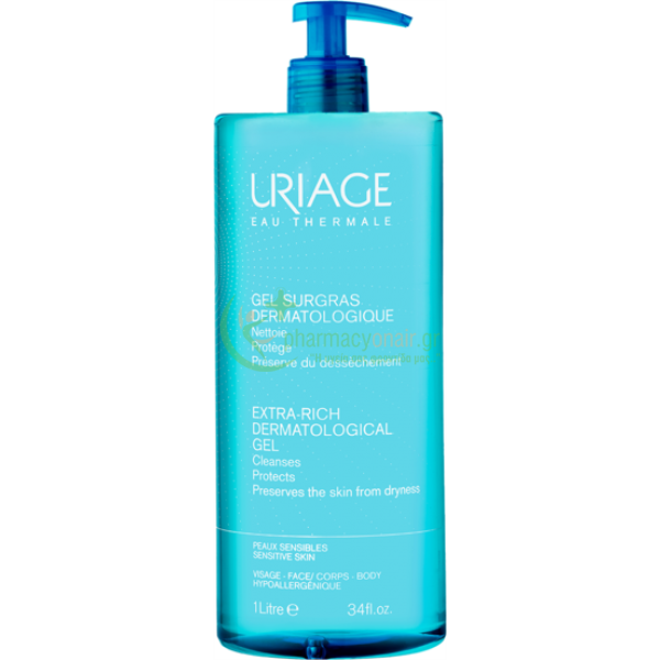 URIAGE - Gel Surgras Dermatologique 500mL Αφρόλουτρα - Υγρά Καθαρισμού