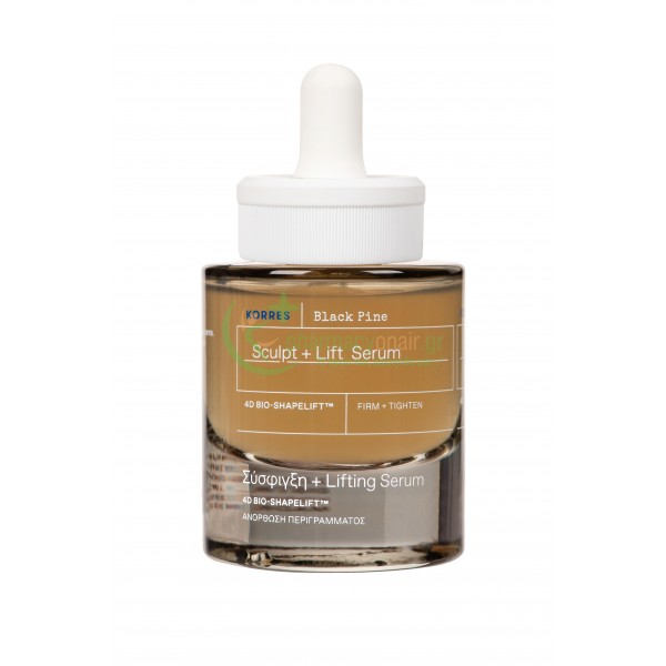 KORRES - Μαύρη Πεύκη 4D Serum για Σύσφιγξη + Lifting 30mL Serum - Αμπούλες