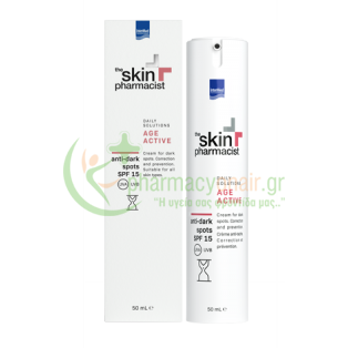 INTERMED - The Skin Pharmacist Age Active Anti-Dark Spots SPF 15 Cream 50mL Πανάδες