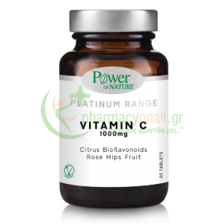 POWER HEALTH - Vitamin C 1000mg tabs 30s Ενίσχυση Άμυνας Οργανισμού