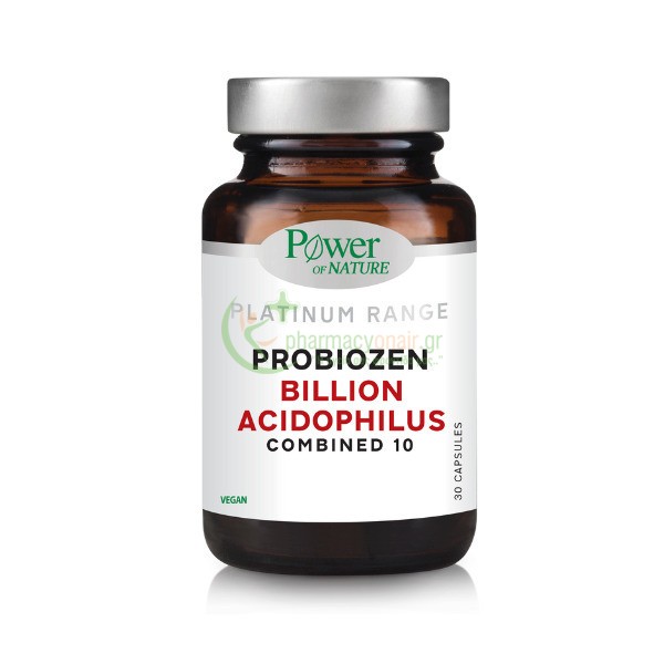 POWER HEALTH - Platinum Range Probiozen Billion Acidophilus Combined 10 caps 30s Δυσκοιλιότητα