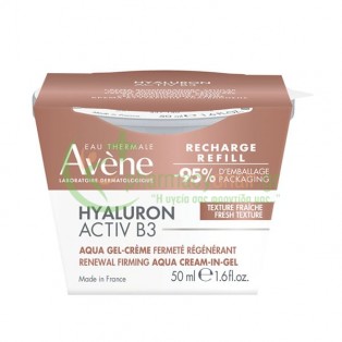 AVENE - Hyaluron Activ B3 Aqua Gel-Creme Regeneration Cellulaire Recharge 50mL Αντιγήρανση 35+