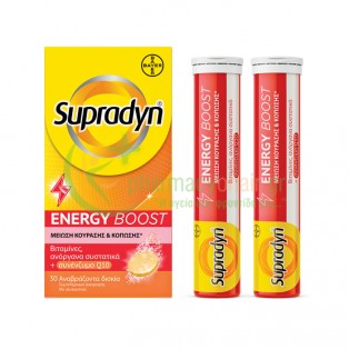 BAYER - Supradyn® Energy Boost tabs 30s (Αναβράζοντα Δισκία) Ατονία - Κόπωση