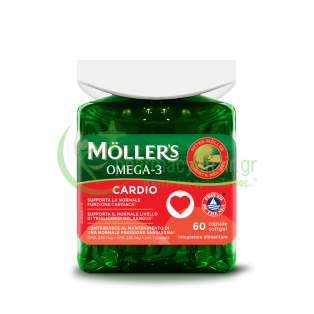 MOLLER'S - Cardio Omega-3 caps 60s Αρθρώσεις & Οστά