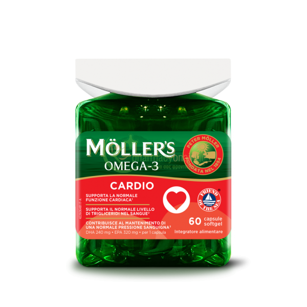 MOLLER'S - Cardio Omega-3 caps 60s Αρθρώσεις & Οστά