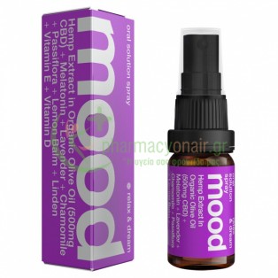 KANNABIO - Mood Relax & Dream Oral Spray 10mL Αυπνία