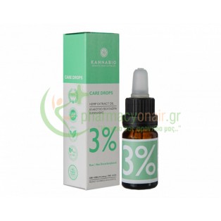 KANNABIO - Care Drops CBD 3% Oral Spray 10mL Ενίσχυση Άμυνας Οργανισμού