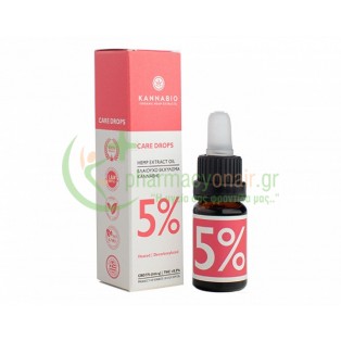KANNABIO - Care Drops CBD 5% Oral Spray 10mL Ενίσχυση Άμυνας Οργανισμού
